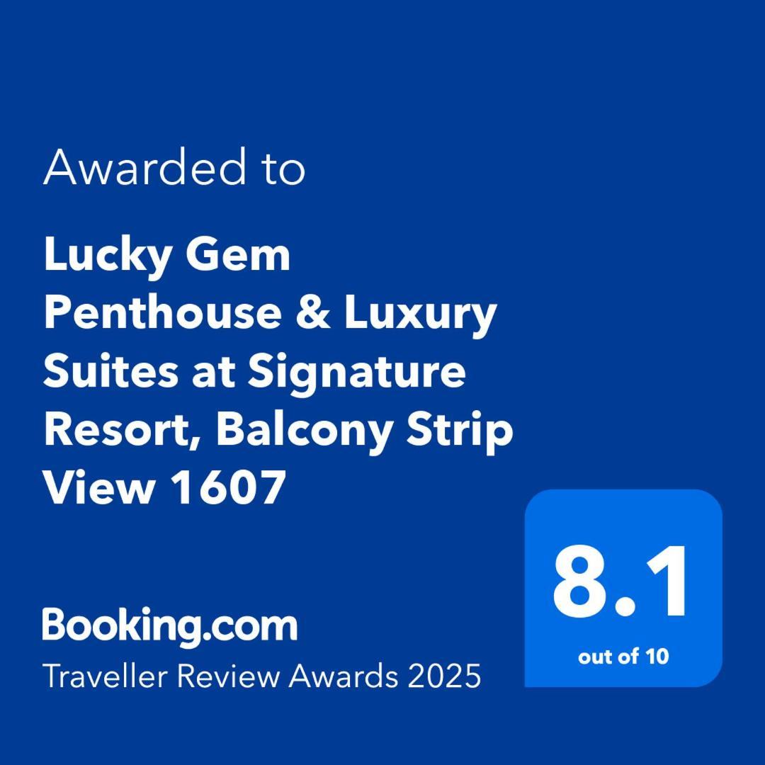 Lucky Gem Penthouse & Luxury Suites At Signature Resort, Balcony Strip View 1607 Las Vegas Buitenkant foto